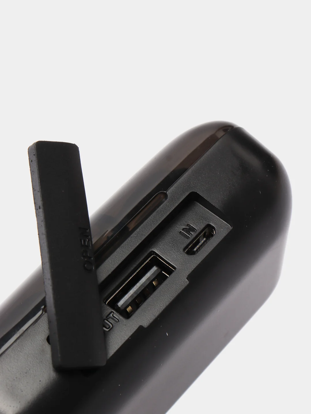Черный беспроводные Bluetooth наушники с микрофоном и внешним аккумулятором TWS BTH-F9-5