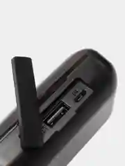 Черный беспроводные Bluetooth наушники с микрофоном и внешним аккумулятором TWS BTH-F9-5