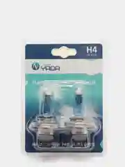 Автолампа H4 12V 60/55W P43t SUPER WHITE, 2 штуки