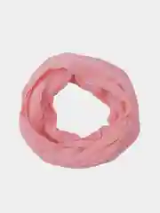 Пастельно-коралловый снуд из лёгкой хлопковой ткани