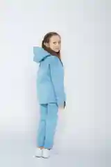 Спортивный костюм на флисе/Костюм для девочек/Утепленный детский костюм/Худи и джоггеры