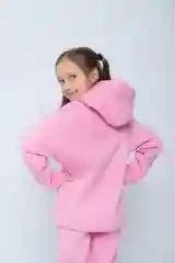 Спортивный костюм на флисе/Костюм для девочек/Утепленный детский костюм/Худи и джоггеры