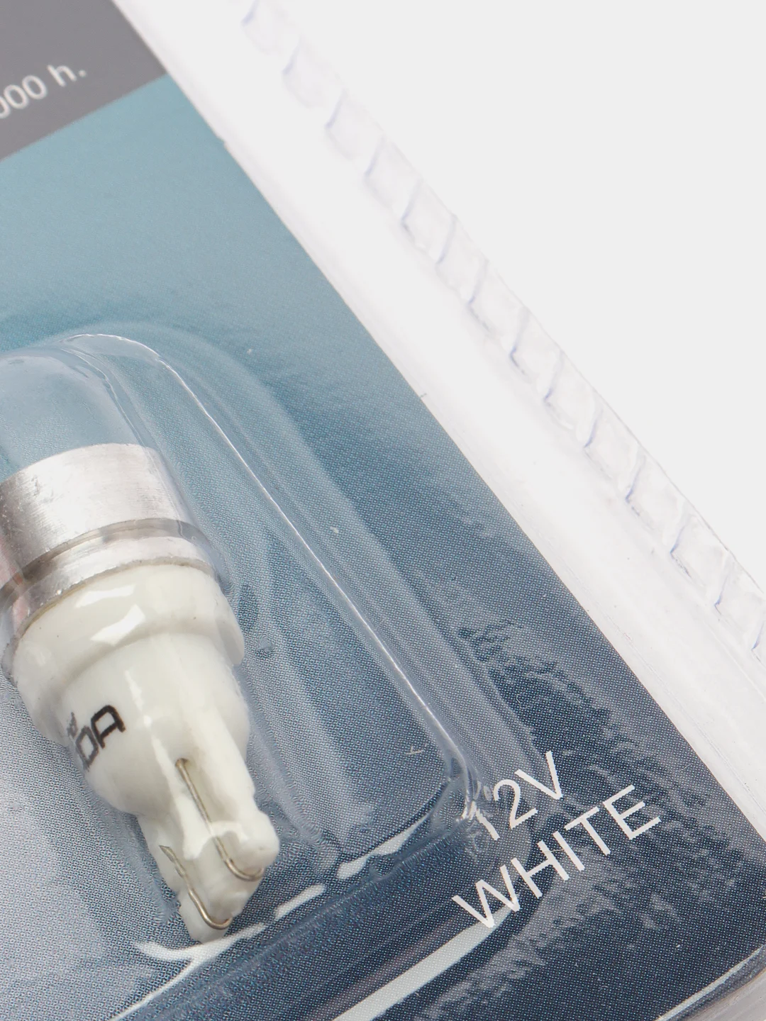 Автолампа светодиодная T10 HIGH POWER LED WHITE, 1LED, W5W, 12V, белая