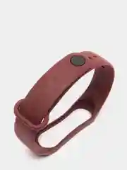 Бордовый ремешок Xiaomi Mi Band 3/4 для фитнес браслета (Ми Бэнд 3, Ми Бэнд 4) силиконовый