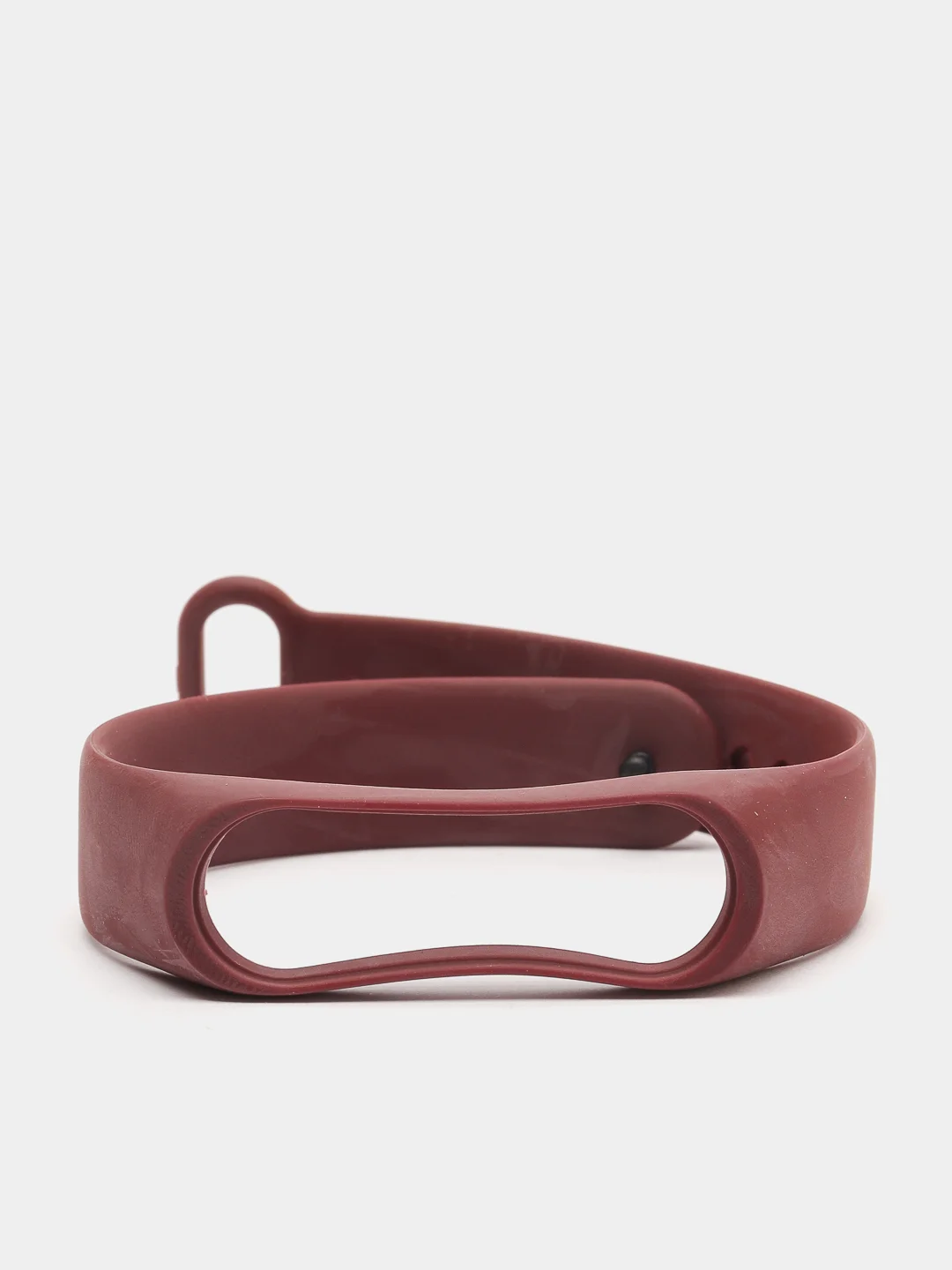 Бордовый ремешок Xiaomi Mi Band 3/4 для фитнес браслета (Ми Бэнд 3, Ми Бэнд 4) силиконовый