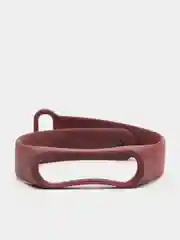 Бордовый ремешок Xiaomi Mi Band 3/4 для фитнес браслета (Ми Бэнд 3, Ми Бэнд 4) силиконовый