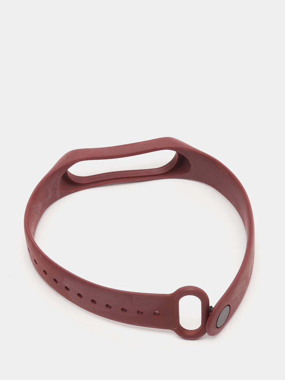 Бордовый ремешок Xiaomi Mi Band 3/4 для фитнес браслета (Ми Бэнд 3, Ми Бэнд 4) силиконовый