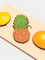 Рамка Фрукты пазл деревянный вкладыш