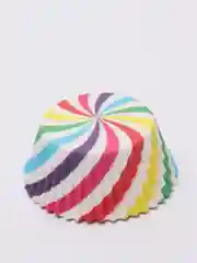Тёмно-розовый форма бумажная для капкейк, 100 штук, 50*30 мм/ капсула бумажная