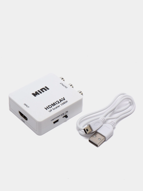 Конвертер преобразователь переходник с HDMI на 3RCA (тюльпаны) AV