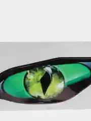 Зеленый 3d наклейка на авто "Глаза"