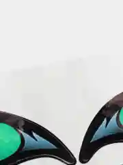 Зеленый 3d наклейка на авто "Глаза"