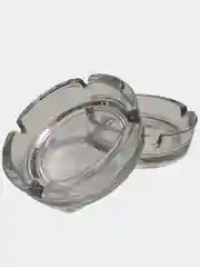 Пепельница стеклянная, круглая
