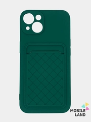Чехол с карманом для карты и мягкой вставкой для iPhone 13, 13 Pro, 13 Pro Max