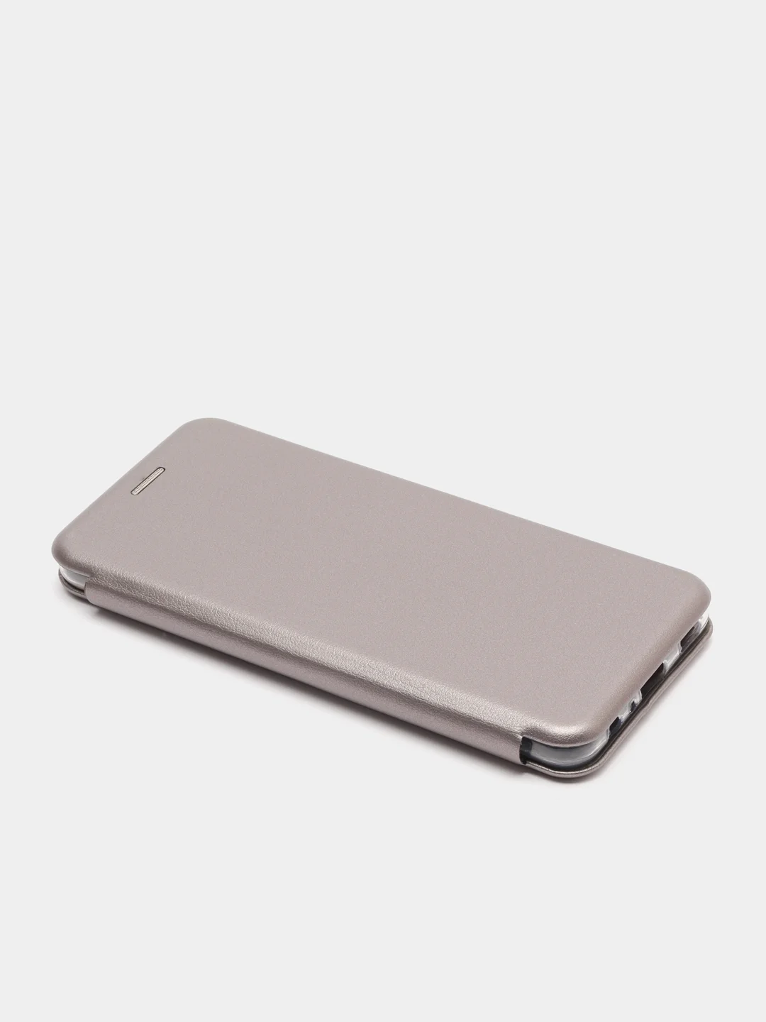 Серебряный чехол книжка для Samsung A22 / M22 / M32