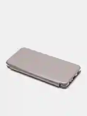 Серебряный чехол книжка для Samsung A22 / M22 / M32