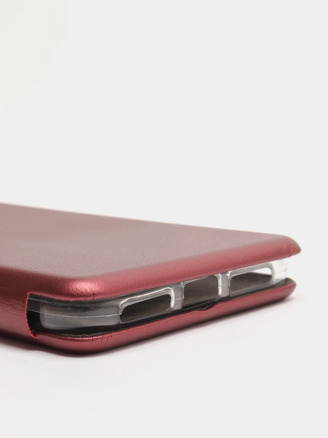 Бордовый чехол книжка Xiaomi Redmi 4X