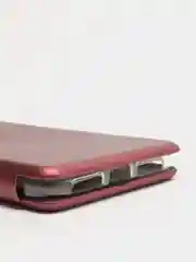 Бордовый чехол книжка Xiaomi Redmi 4X