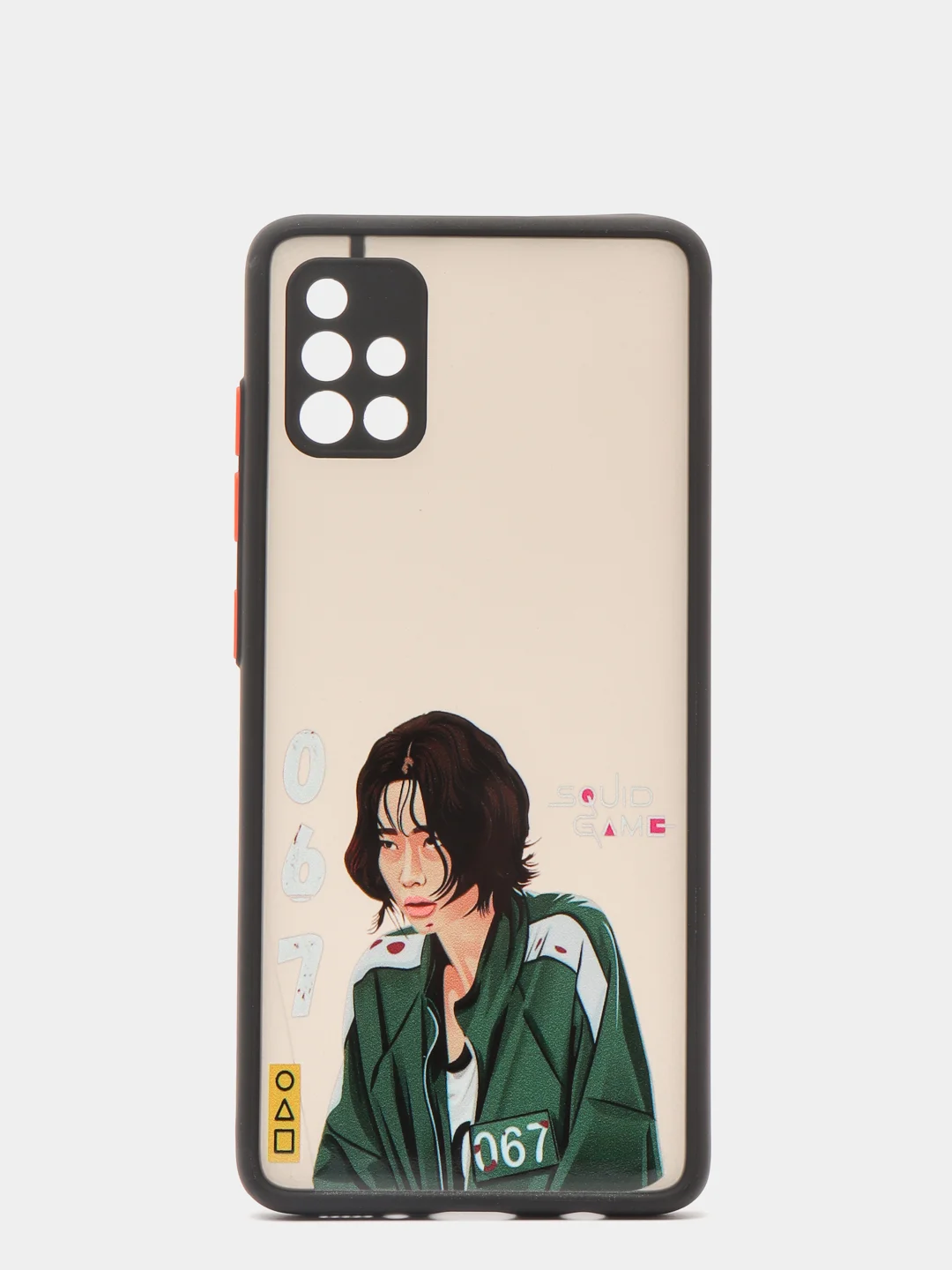 Зелёный хаки чехол-накладка Samsung A51