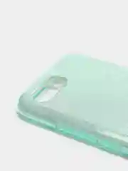 Бирюзовый чехол блестящий Huawei HONOR 10