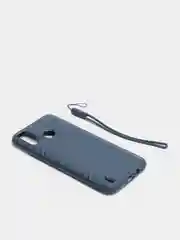 Синий чехол с бархатом внутри TECNO Spark 6 GO
