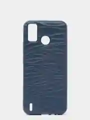 Синий чехол с бархатом внутри TECNO Spark 6 GO
