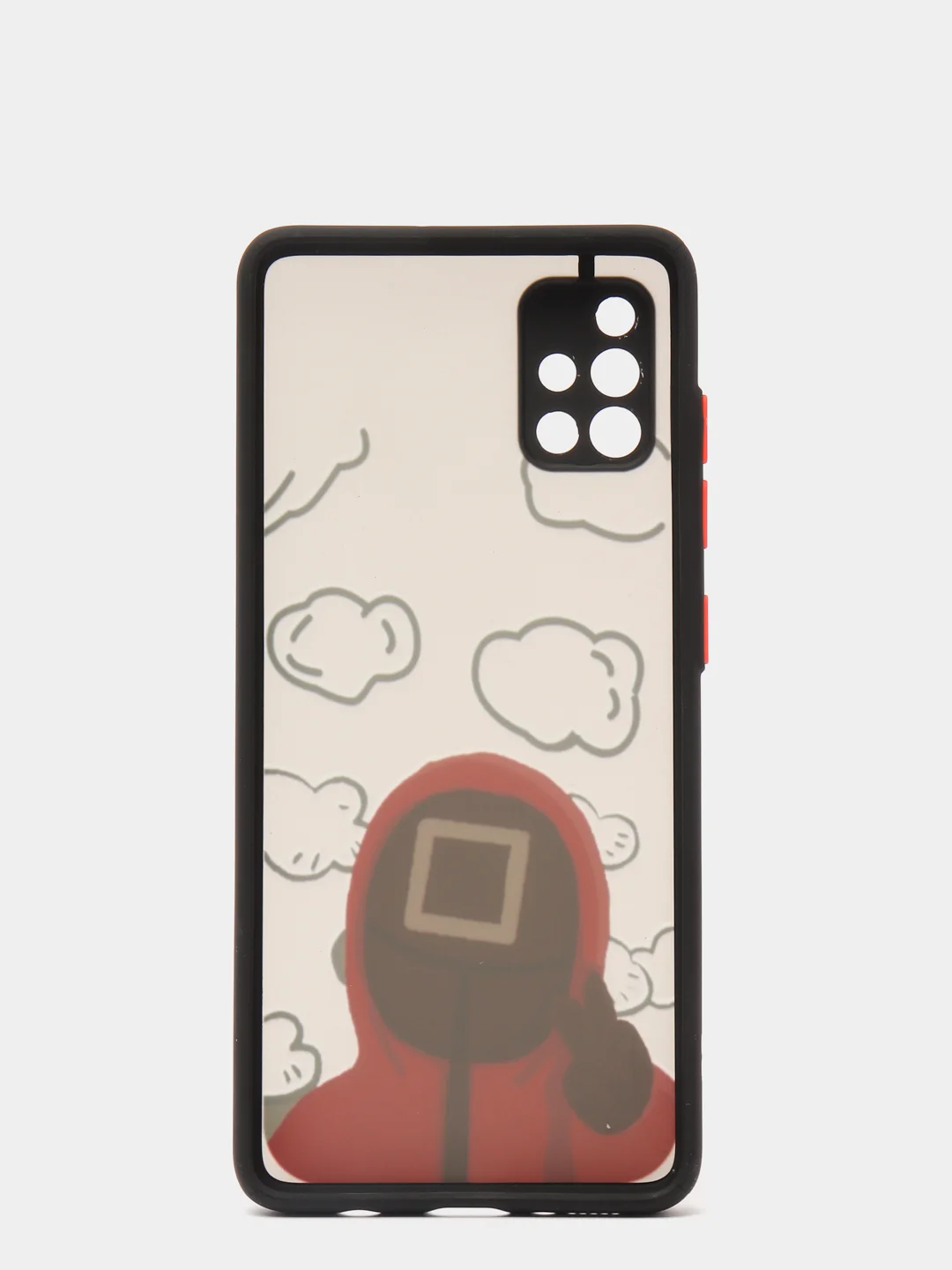 Кораллово-розовый чехол-накладка Samsung A51