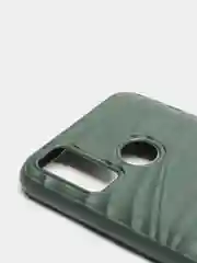 Зеленый чехол с бархатом внутри TECNO Spark 6 GO