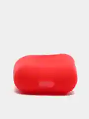 Красный чехол для наушников Apple Airpods 1 и 2 силиконовый