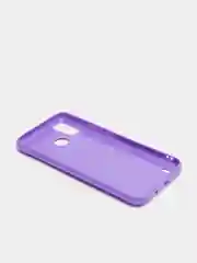 Сиреневый чехол с бархатом внутри TECNO Spark 6 GO