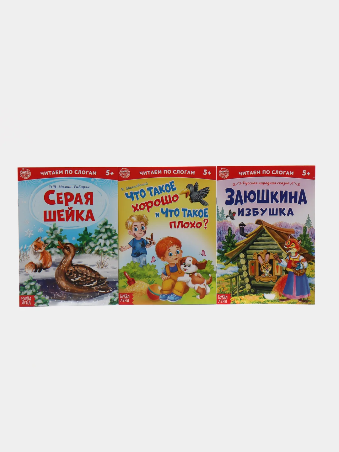 Читаем по слогам Книги набор , 6 шт. по 12 стр