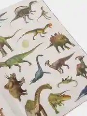 Наклейки многоразовые Динозавры, формат А4