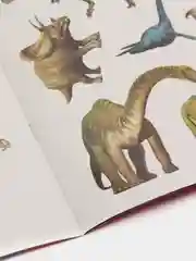 Наклейки многоразовые Динозавры, формат А4
