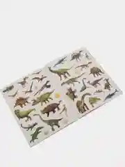 Наклейки многоразовые Динозавры, формат А4