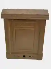 Шоколадный ящик почтовый для частного дома и коттеджа с замком ЭКОНОМ