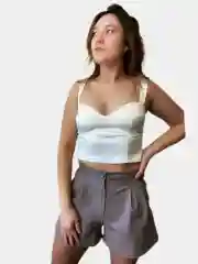 Шорты женские из экокожи