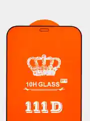 Черный защитное стекло для iPhone 6, 6S, 7, 8, X, XS, XR, 11, 12, 13, Pro Max, Pro, mini, 2 штуки