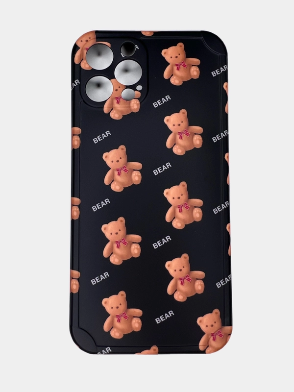 Чехол на iPhone 12 Pro силиконовый с принтом противоударный