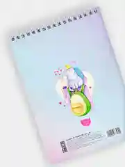 Бирюзовый sweet Cat Shop Скетчбук 25 листов
