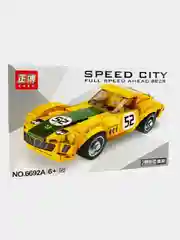 Конструктор блочный Speed city 2 в 1 "Гоночный автомобиль - робот"