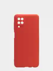 Красный чехол для Samsung A12/A125F/M12/M127F, силиконовый, матовый