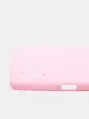 Розовый чехол для Samsung A12/A125F/M12/M127F, силиконовый, матовый