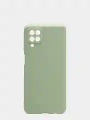 Оливковый чехол для Samsung A12/A125F/M12/M127F, силиконовый, матовый