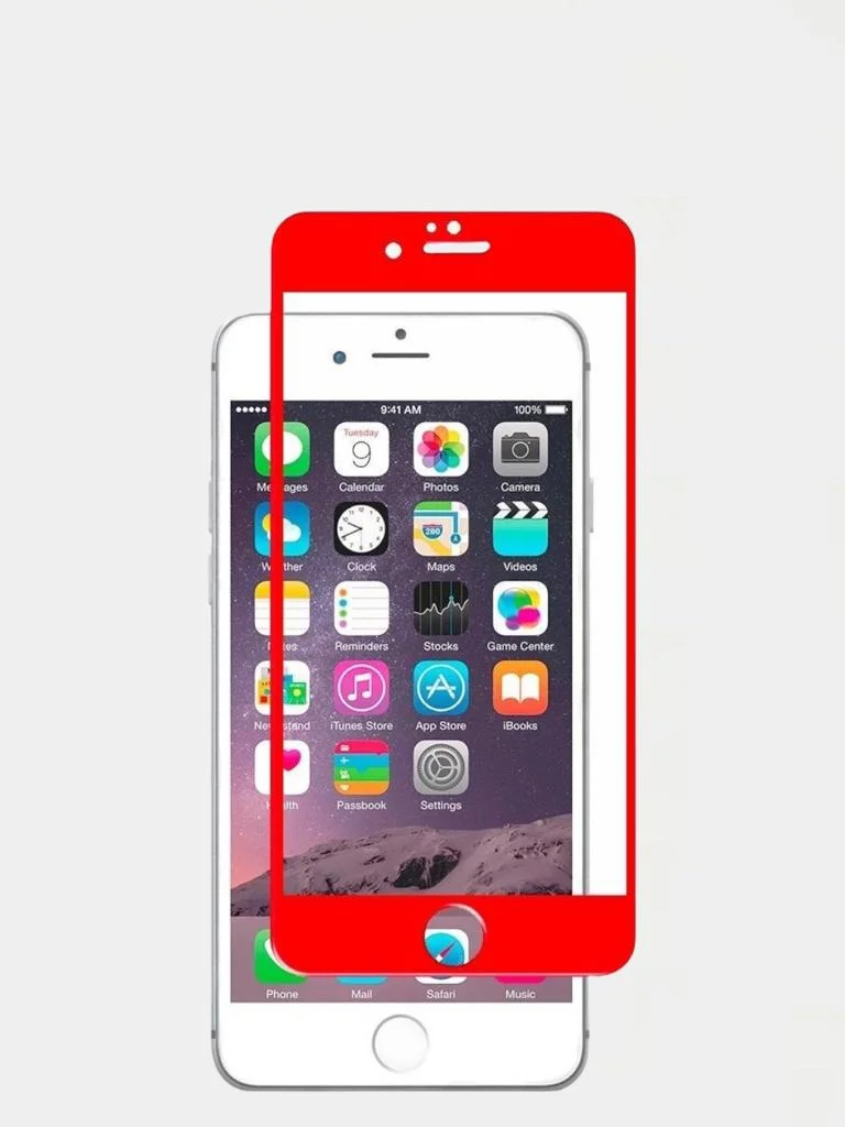 Красный защитное стекло Anti Blueray Remax для iPhone 7 Plus 8 Plus
