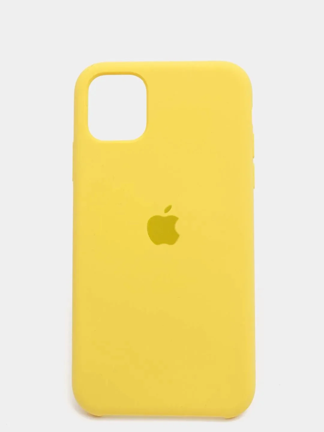 Желтый чехол Silicone Case для iPhone 11