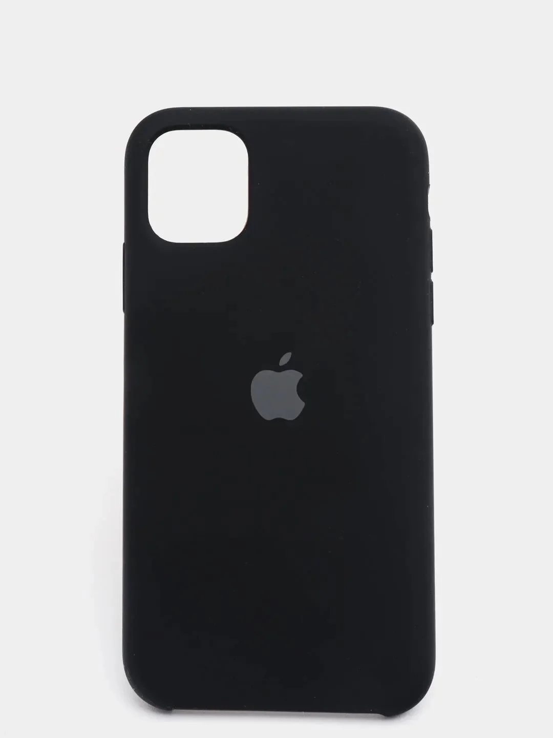 Черный чехол Silicone Case для iPhone 11
