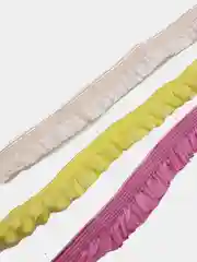 Резинка декоративная, для рукоделия, со сборкой, разные цвета