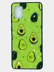 Бирюзовый чехол для Samsung A41, A31, A11/M11, в ромбик