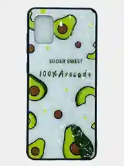 Лазурный чехол для Samsung A41, A31, A11/M11, в ромбик
