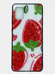 Медный чехол для Samsung A41, A31, A11/M11, в ромбик